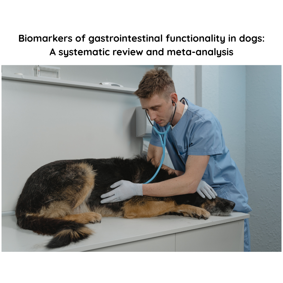 BIOMARKERS OF GASTROINTESTINAL FUNCTIONALITY IN DOGS: A SYSTEMATIC REVIEW AND META-ANALYSIS